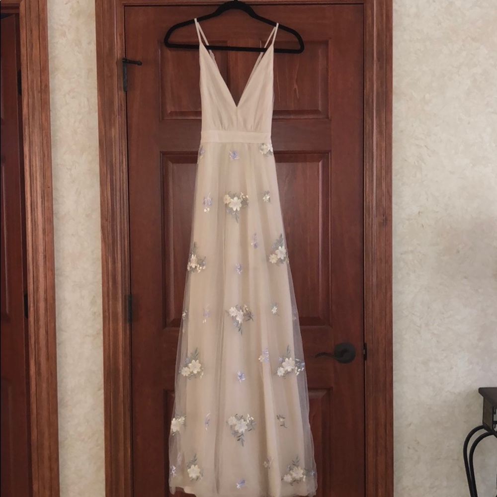 Lulus Lorenzo embroidered maxi dress - Picture 3 of 7
